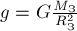 g = G \frac{M_З}{R_З^2}
