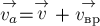 \stackrel{\rightarrow}{v_a} = \stackrel{\rightarrow}{v} + \stackrel{\rightarrow}{v_{вр}}
